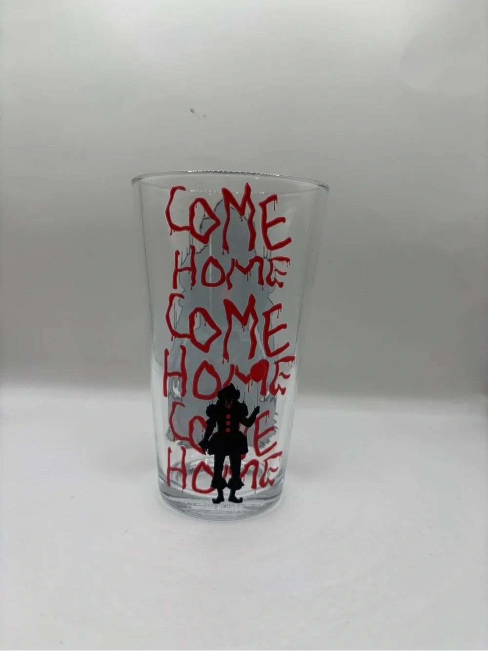 Official IT Chapter Two 16 oz glass tumbler by Silver Buffalo.
